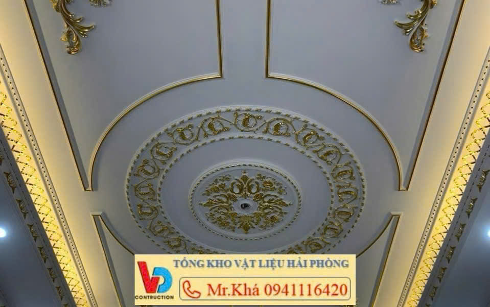 Mâm Trần PS Trắng Dát Vàng Tại Hải Phòng
